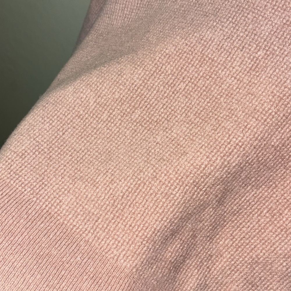 Madewell 100%Cashmere Women's cropped Sweater rosepink 3/4 sleeves - Picture 7 of 12
